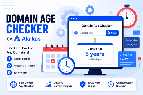Domain Age Checker by Alaikas